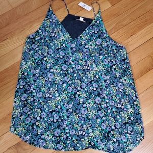 NWT Floral Tank